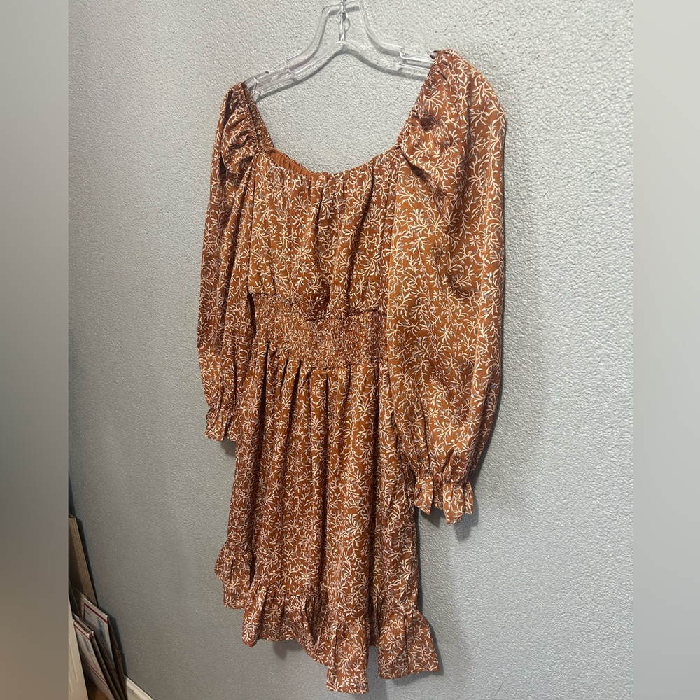 She + Sky brown dress size small - Picture 2 of 8